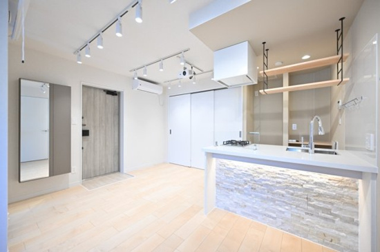 Living room/Open kitchen